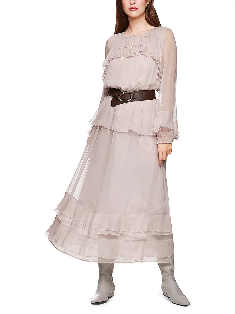 Marc CAIN Maxi Dress Light Grey 38 2